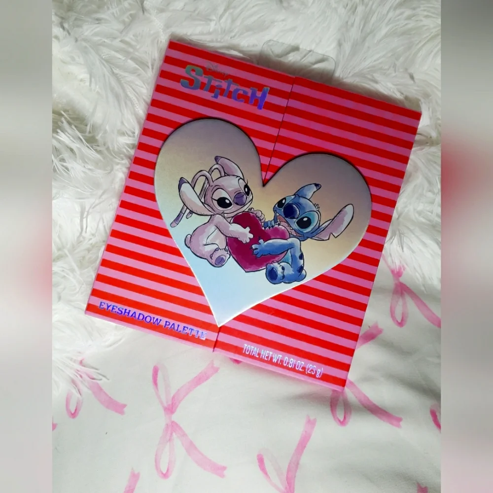 Disney Stitch Eyeshadow Palette Valentine's Day Taste Beauty Brand New